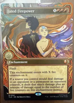 MTG Fated Firepower (Showcase) Avatar: The Last Airbender Regular NM - Image 1