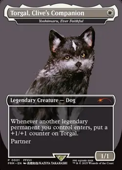 MTG - Torgal Clive's Companion - Fanart Foil Final Fantasy - EDH / Playtest - Image 1