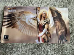 MTG Magic the Gathering Official Playmat Grand Prix Washington DC Exalted Angel - Image 1