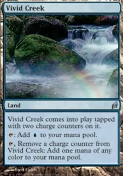 4x Vivid Creek NM-Mint, English Lorwyn MTG Magic - Image 1