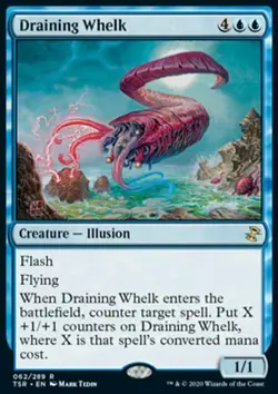 Magic the Gathering MTG Draining Whelk (62) Time Spiral Remastered NM - Image 1