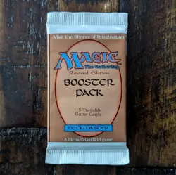 MTG Magic The Gathering Revised Edition Booster Pack Sealed Wizards of the Coast - Image 1
