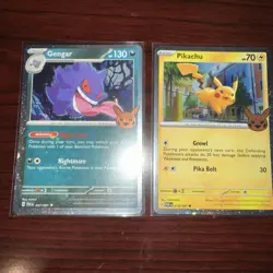Pokemon TCG Gengar & Pikachu 2024 Halloween Trick Or Trade - Image 1
