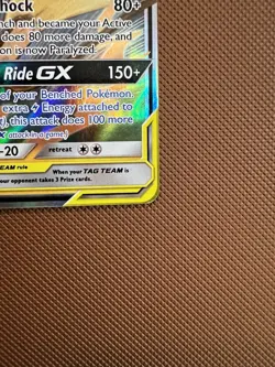 Pokemon Raichu & Alolan Raichu GX 54/236 NM Unified Minds Ultra Rare Holo - Image 5
