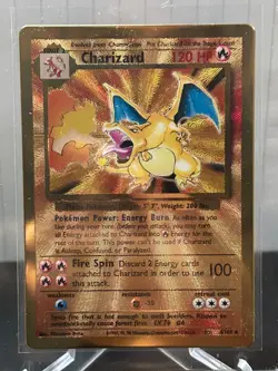 Charizard #4 Celebrations Metal Gold Card Ultra Premium Collection - Image 2