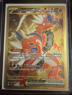 Pokemon TCG Koraidon EX 254/198 SV01 Scarlet & Violet Base Set Holo Hyper Rare - Image 1