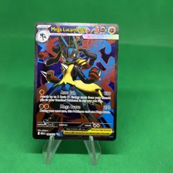 Mega Lucario ex 160/132 UR Pokemon Mega Evolution Ultra Rare Full Art Holo NM/M - Image 1