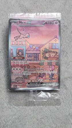 SEALED Mew ex SVP 053 Black Star Promo Full Art Pokemon TCG Scarlet Violet 151 - Image 1