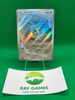 Pokemon TCG Squirtle 170/165 Scarlet & Violet 151 Illustration Rare Holo NM- - Image 1