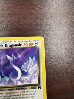 Dark Dragonair 1st Edition Pokemon 33/82 Team Rocket Regular LP - Image 4