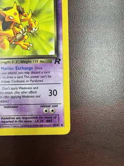 Dark Kadabra 39/82 1st Edition Team Rocket Lightly Played+ Non Holo Pokemon TCG - Image 5