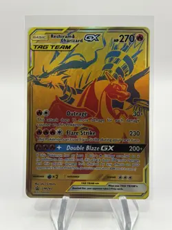 Pokemon TCG Reshiram & Charizard GX SM247 Sun & Moon Promo - Image 1