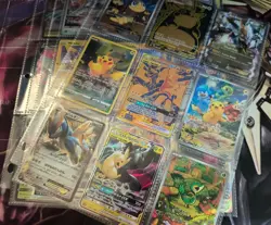 ?Modern Pokemon Collection Lot Binder Pikachu & Zekrom GX.NM-LP+.??Crispy!??#8 - Image 1