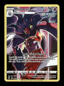 Pokemon Malamar Ultra Rare SWSH12: Silver Tempest Trainer Gallery TG06/TG30 NM - Image 1