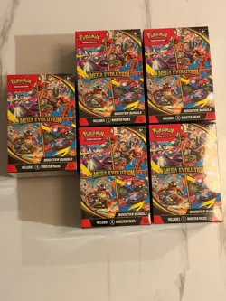 Pokemon TCG: Mega Evolutions Booster Bundle - Lot of 5 - Image 1