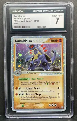 Pokemon 2006 EX Legend Maker ARMALDO EX Holo 84/92 - CGC 7 - Image 1