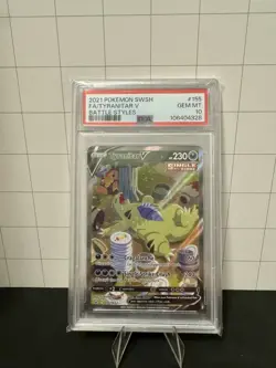 2021 Pokemon Sword & Shield Battle Styles #155 Fa/Tyranitar v PSA 10 - Image 1