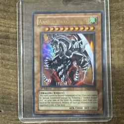 Yugioh! LP Armed Dragon LV10 - DP2-EN013 - Ultra Rare - 1st Edition Lightly Play - Image 1