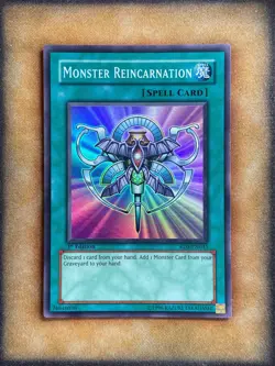 Yugioh Monster Reincarnation RDS-EN045 Super Rare 1st Ed LP - Image 1
