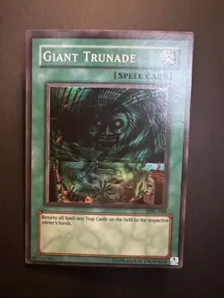Yugioh! LP Giant Trunade - MRL-048 - Super Rare Unlimited Edition Lightly Played - Image 1