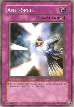 1x (NM) Anti-Spell - TU02-EN016 - Common - Unlimited Edition YuGiOh - Image 1