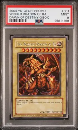 PSA 9 Yu-Gi-Oh! 2004 The Winged Dragon of Ra DOD-001 Secret Rare Yugioh [PSA] - Image 1