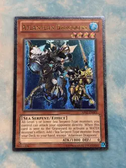 YUGIOH ATLANTEAN DRAGOONS ULTIMATE RARE EXCELLENT AP02-EN001 - Image 1