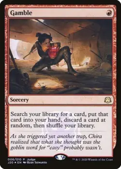Gamble -Foil Light Play MTG Promos: Judge - Image 1
