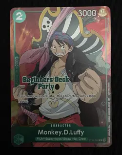 One Piece Card Game Beginners Deck Party Winner Monkey.D.Luffy ST16-005 - Image 1
