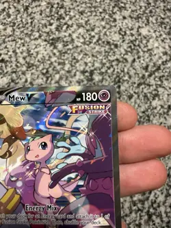 Pokemon TCG Mew Full Art Ultra Rare Holo Card 251/264 Fusion Strike - Image 3