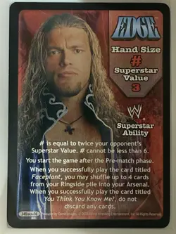 Edge/Leader of The Edge Army WWE WWF Raw Deal CCG TCG 11 Card SS3 Lot (10 Foils) - Image 2