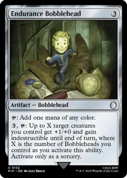 ~ Endurance Bobblehead ~ NM ~ UB: Fallout ~ MTG ~ - Image 1