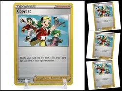 Pokemon EVOLVING SKIES 143/203 Copycat 4X TRAINER 4 Cards SWSH TCG Playset X4 - Image 1