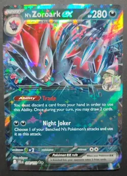 ?N's Zoroark ex 098/159 Sv09: Journey Together Holo NM Pokemon Card? - Image 1