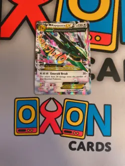 Pokemon Card - M Rayquaza EX 76/108 Ultra Rare - XY Roaring Skies - Image 1