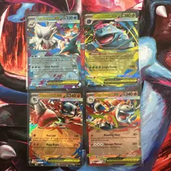 Pokemon TCG Lot Of 4 Mega Evolutions EX Cards, Venasaur, Lucario NM-Mint - Image 1