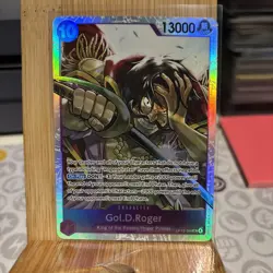 Gol. D. Roger (SR) OP13-064 One Piece Card Carrying On His Will English - Image 1