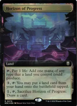 MTG Horizon of Progress (Extended Art) (Ripple Foil) Foil NM MH3 Commander - Image 1
