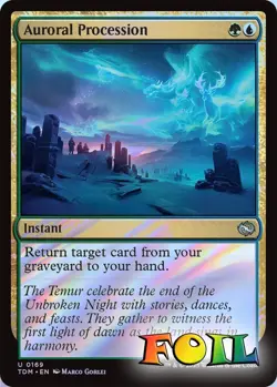 Auroral Procession 0169 MTG Tarkir: Dragonstorm Uncommon NP Foil - Image 1