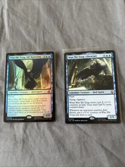 Wan Shi Tong Librarian (Regular) + Wan Shi Tong All-knowing (Foil) - MTG Avatar - Image 1