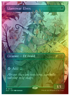 Llanowar Elves - Foil Secret Lair Countdown Kit - Image 1