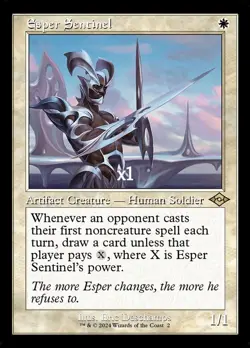 MTG Retro Modern Horizons 2 MH2 H2R Esper Sentinel MINT - Image 1