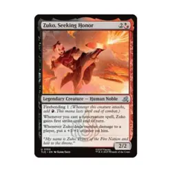 WOTC Avatar: The Last Airbender: Eternal-Lega Zuko, Seeking Honor (U) (Foi NM - Image 1
