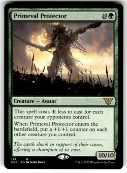 Primeval Protector Commander: Kamigawa: Neon Dynasty Regular MTG - Image 1