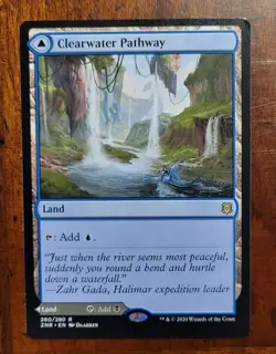Clearwater Pathway x1 MTG Zendikar Rising Magic Near Mint NM English - Image 1