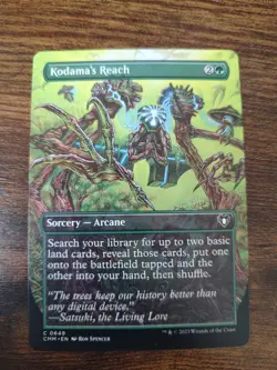 Kodama's Reach (Borderless) Commander Masters Regular - Image 1
