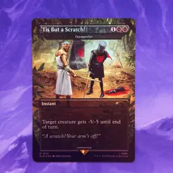 FOIL Dismember 'Tis But a Scratch 1674 SLD Monty Python Secret Lair MTG - Image 1