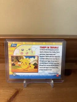 Pokemon TCG Togepi in Trouble Pokemon Topps Pikachu's Vacation 45 - Image 2
