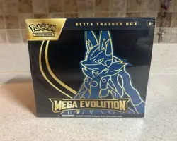 Pokemon Mega Evolution Elite Trainer Box ETB Lucario Sealed - Image 1