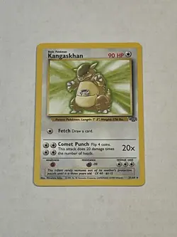 VTG Pokemon TCG Kangaskhan 21/64 Jungle Non-Holo Rare Unlimited 1999 WOTC NICE!! - Image 3